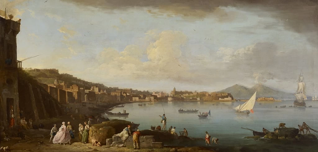  91-Napoli, vista sulla baia da sud -Alnwick Caste 